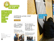Tablet Screenshot of infirmiersderue.org